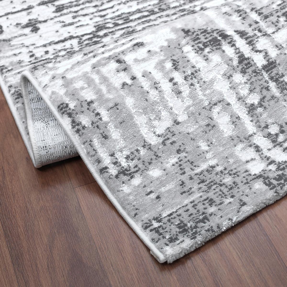 Webteppich Harmony - Hellgrau, LIFESTYLE, Textil (160/220cm)