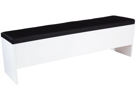 Truhenbank Virgo 2 - Graphitfarben/Weiß, MODERN, Holzwerkstoff (185/48/33cm) Truhenbank Virgo 2 - Graphitfarben/Weiß, MODERN, Holzwerkstoff (185/48/33cm)