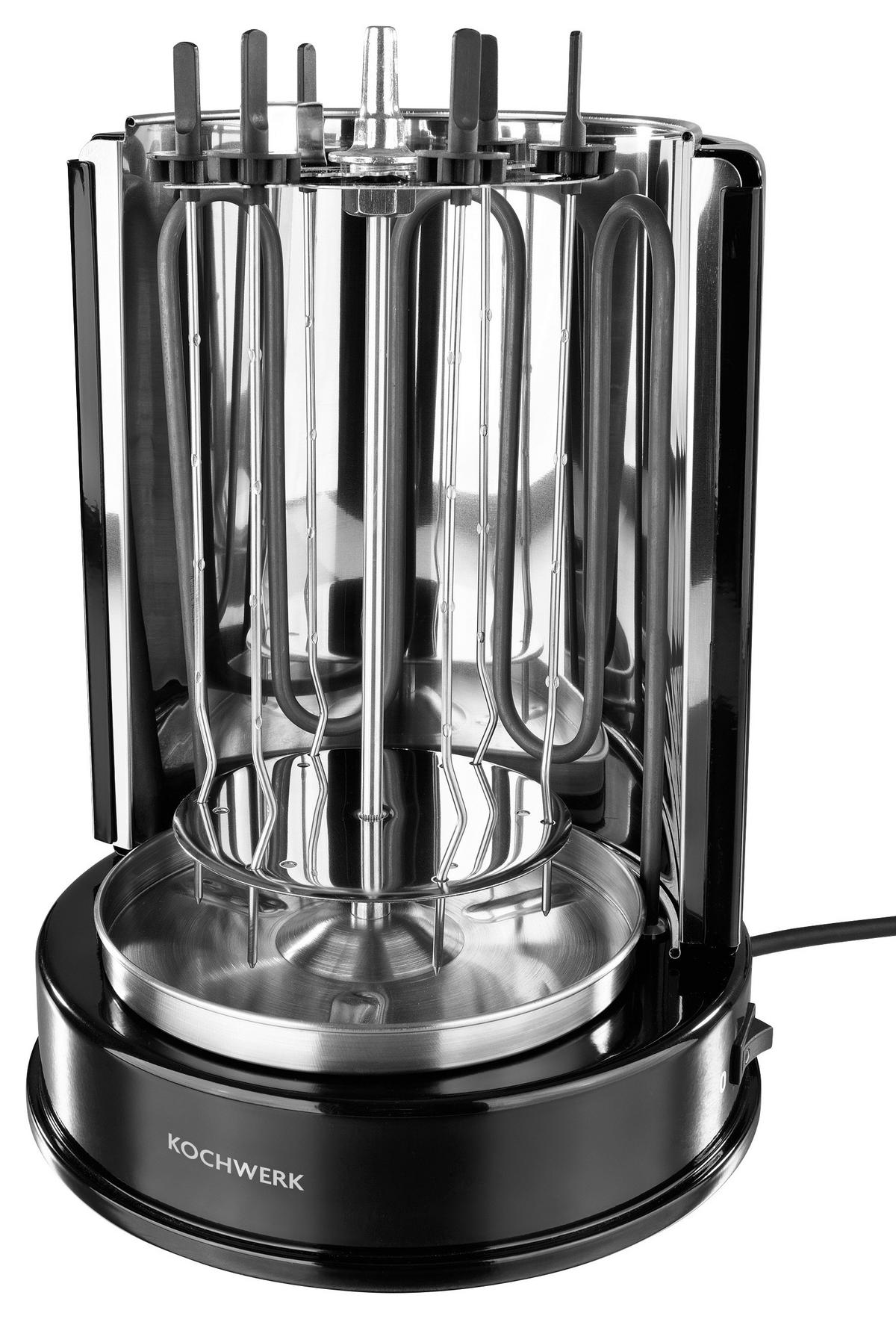 Dönergrill 13180 - Edelstahlfarben/Schwarz, Basics, Kunststoff/Metall (28/28/36cm)