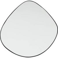 Wandspiegel Göteborg 93x90 cm Rahmen: Anthrazit - Anthrazit, Trend, Glas/Holzwerkstoff (93/90/1,5cm) - Kare-Design