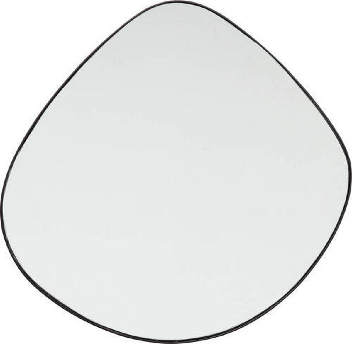 Wandspiegel Göteborg 93x90 cm Rahmen: Anthrazit - Anthrazit, Trend, Glas/Holzwerkstoff (93/90/1,5cm) - Kare-Design
