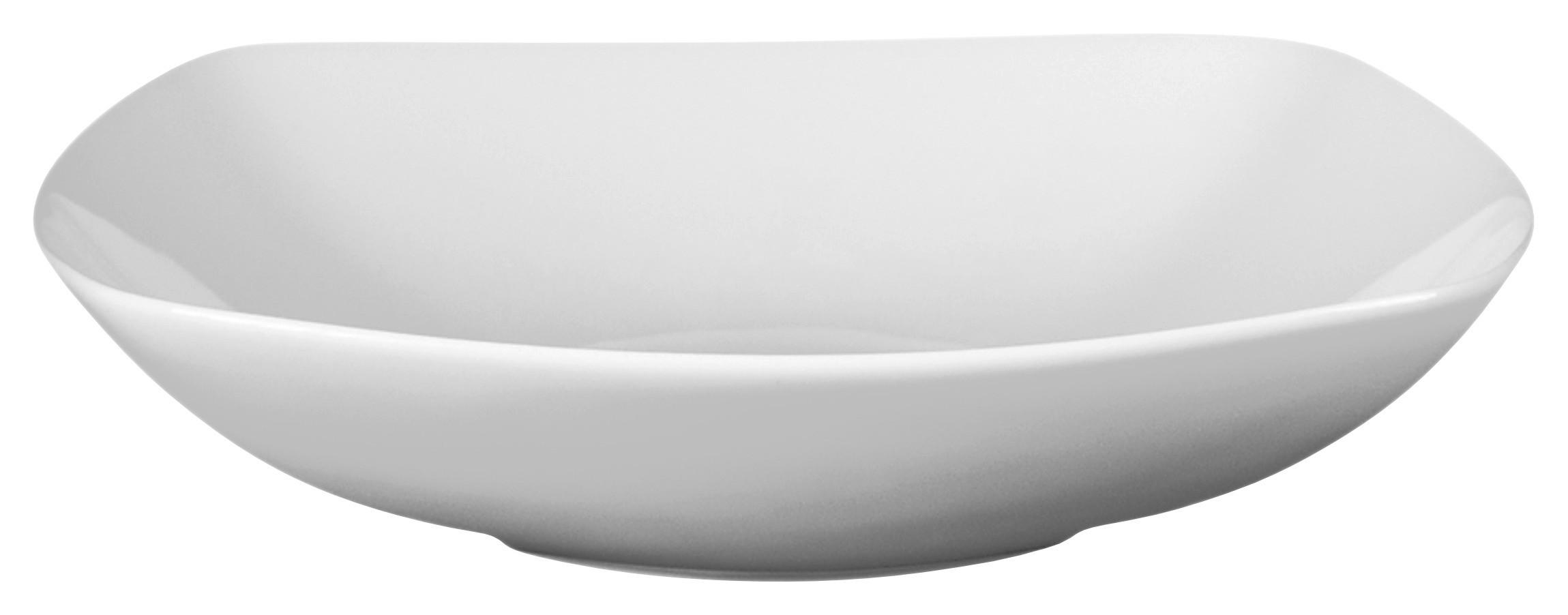 Mélytányér Maya - fehér, Modern, kerámia (20/20cm) - Luca Bessoni