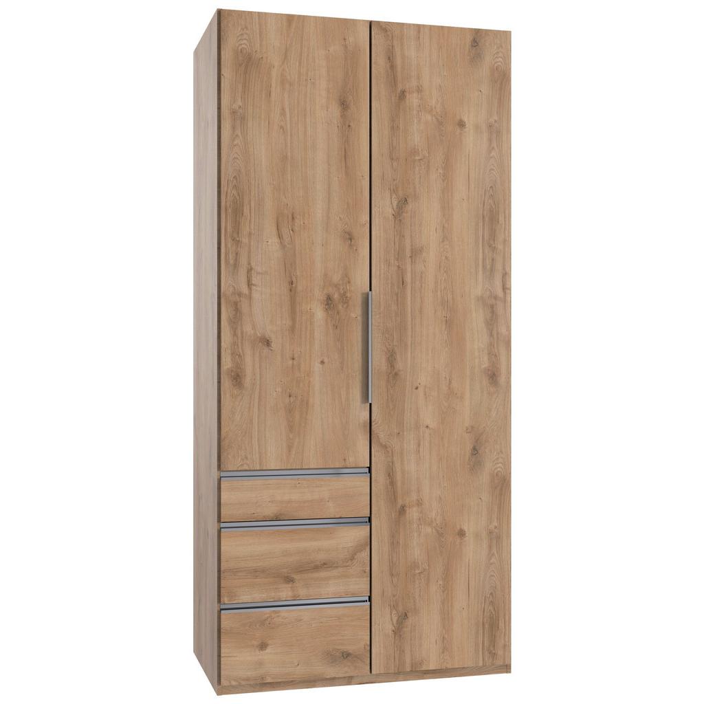 Drehtürenschrank Level 36 A Plankeneiche Dekor, B:100cm