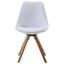Stolička Lilly - farby dubu/biela, Moderný, drevo/plast (48/81/57cm) - Modern Living Stolička Lilly - farby dubu/biela, Moderný, drevo/plast (48/81/57cm) - Modern Living