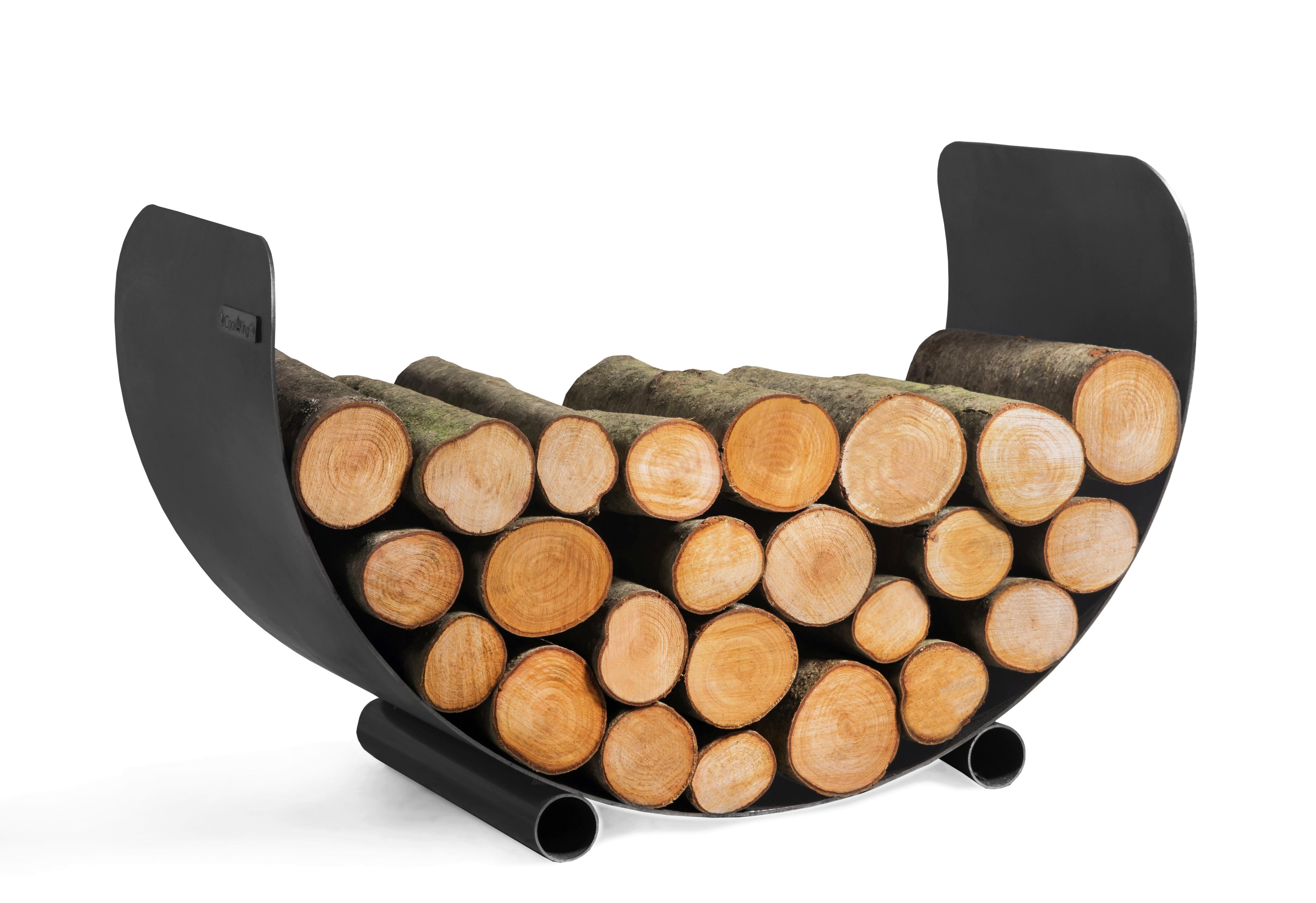 Kaminholzregal Kaminholzregal Turyn 70 - Schwarz, Basics, Metall (70/45cm)