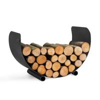 Kaminholzregal Kaminholzregal Turyn 70 - Schwarz, Basics, Metall (70/45cm)