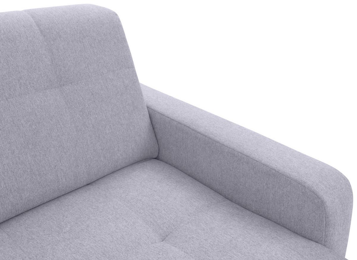 Sedacia súprava LARS U, ľavá, sivá - sivá/jadrový buk, Modern, drevo/textil (187/299/161cm)