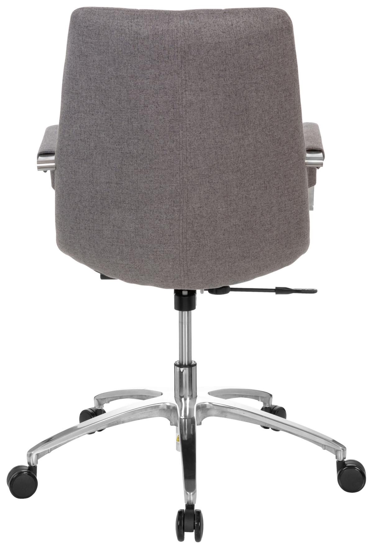 DREHSTUHL SARANTO Grau - Silberfarben/Grau, MODERN, Kunststoff/Textil (58/102/60cm) - MID.YOU