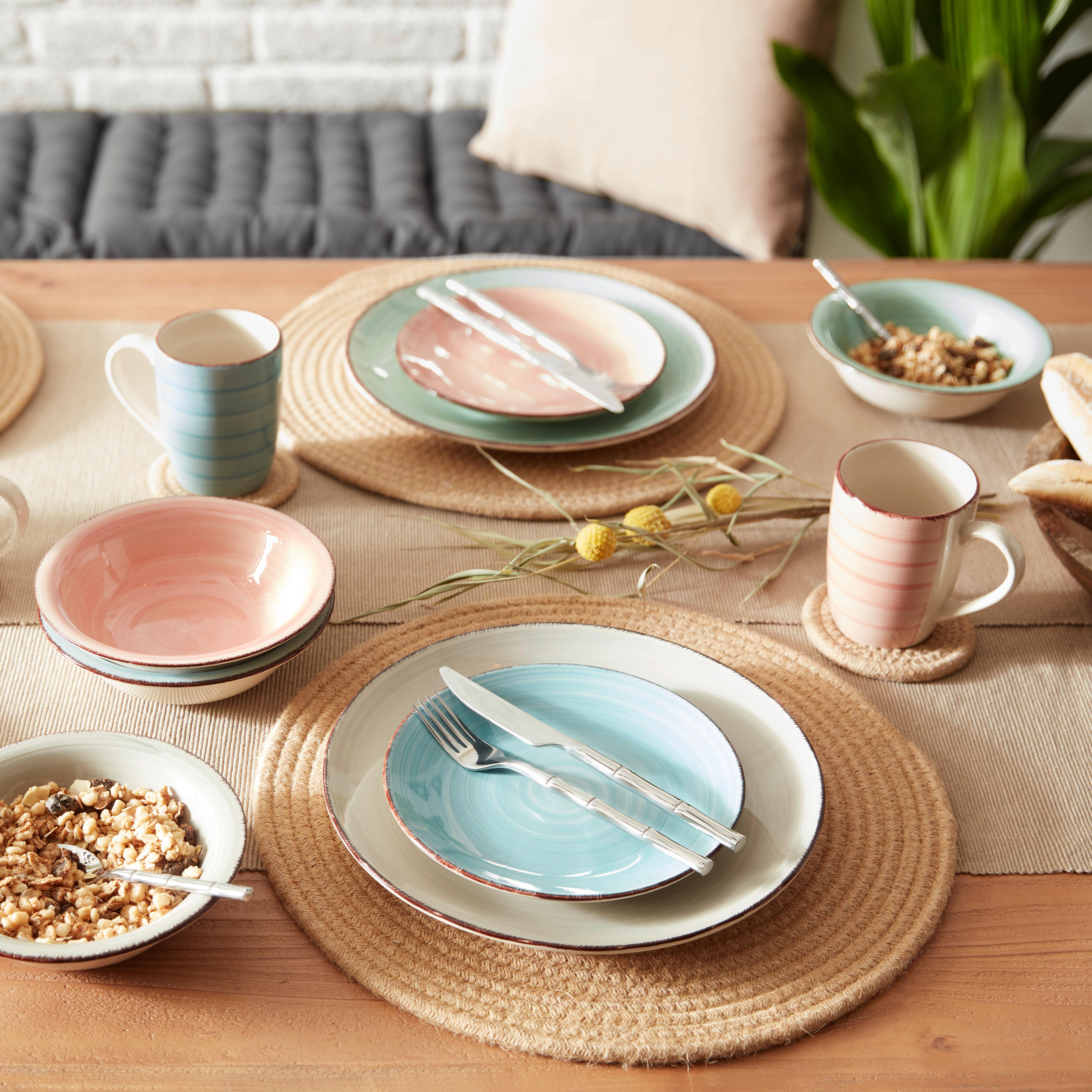 Prostírání Jute, Ø: 39cm - hnědá, přírodní materiály (39cm)
