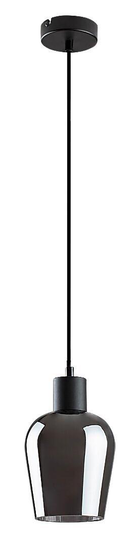 ZÁVESNÉ SVIETIDLO FLORIAN - čierny chróm, Design, sklo (13.5/150cm) - Rabalux