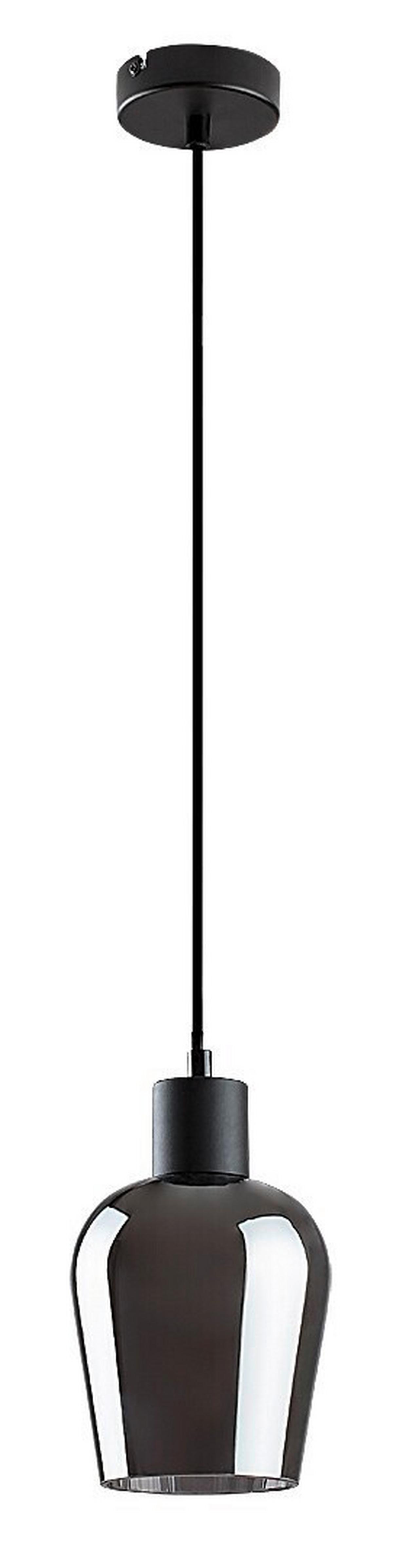 ZÁVESNÉ SVIETIDLO FLORIAN - čierny chróm, Design, sklo (13.5/150cm) - Rabalux