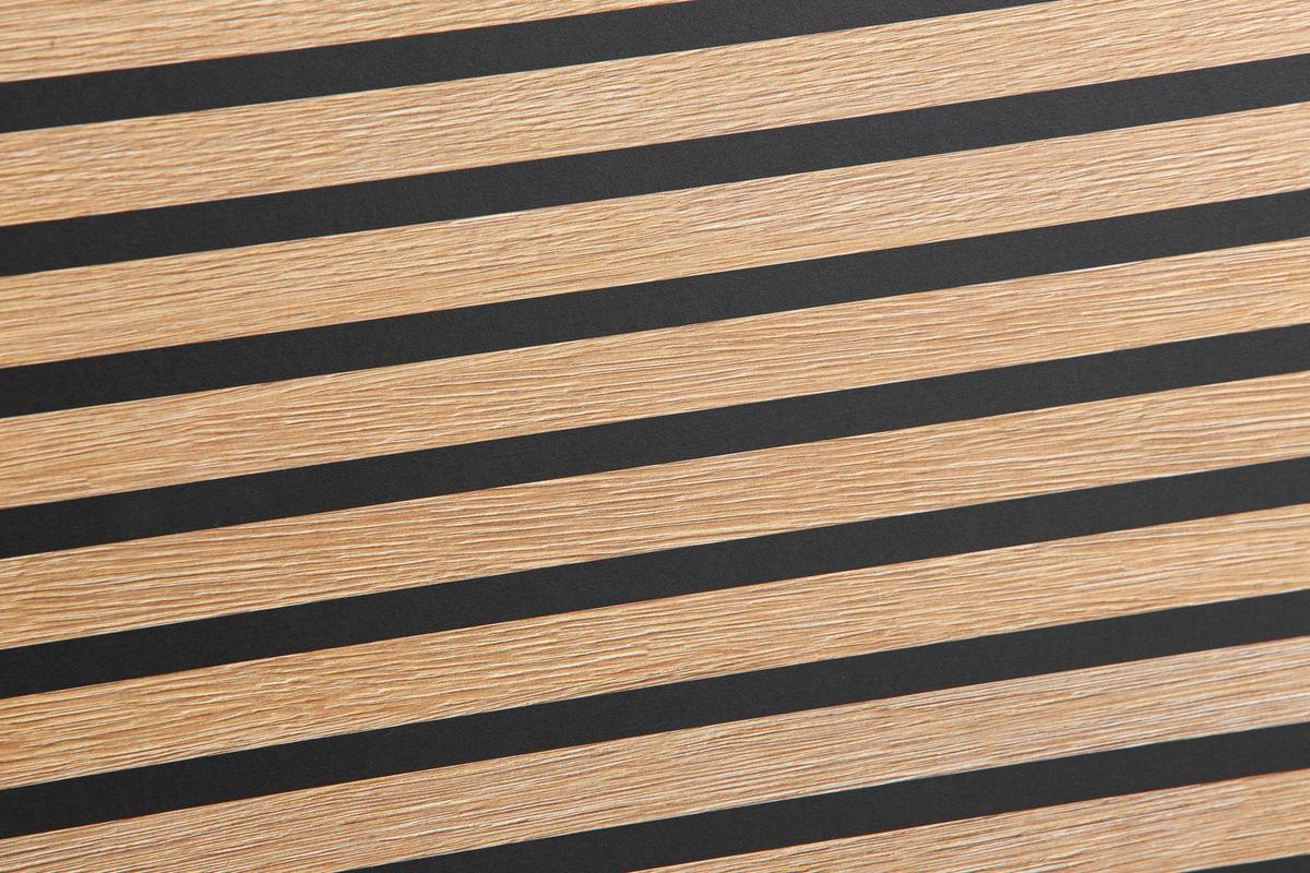 Regal Ekko - Eichefarben/Schwarz, MODERN, Holzwerkstoff (80/15,7/17,3cm) - MID.YOU