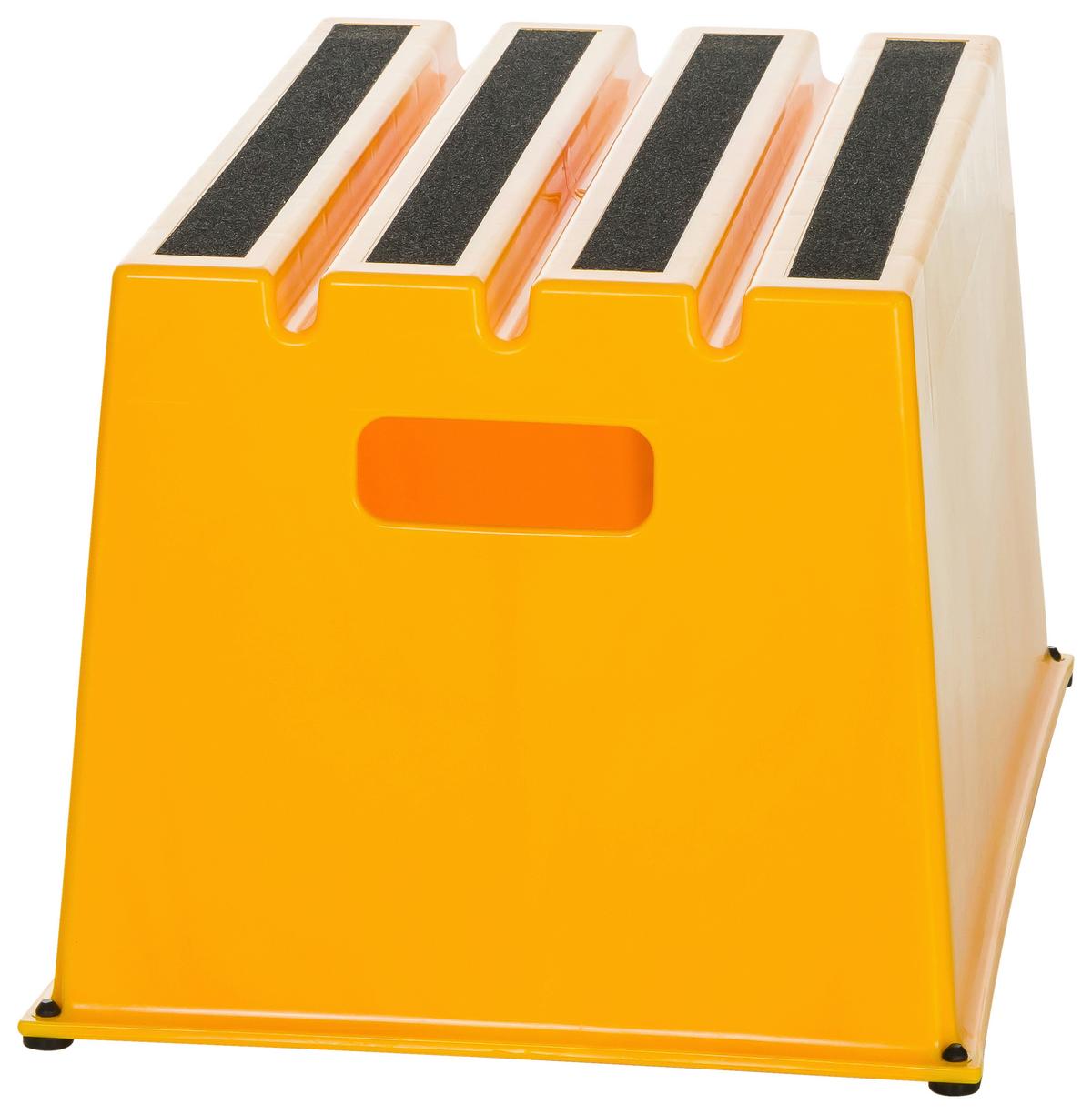 Tritthocker Tio-E1 - Gelb, Basics, Kunststoff (52,5/31/37,5cm) - MID.YOU