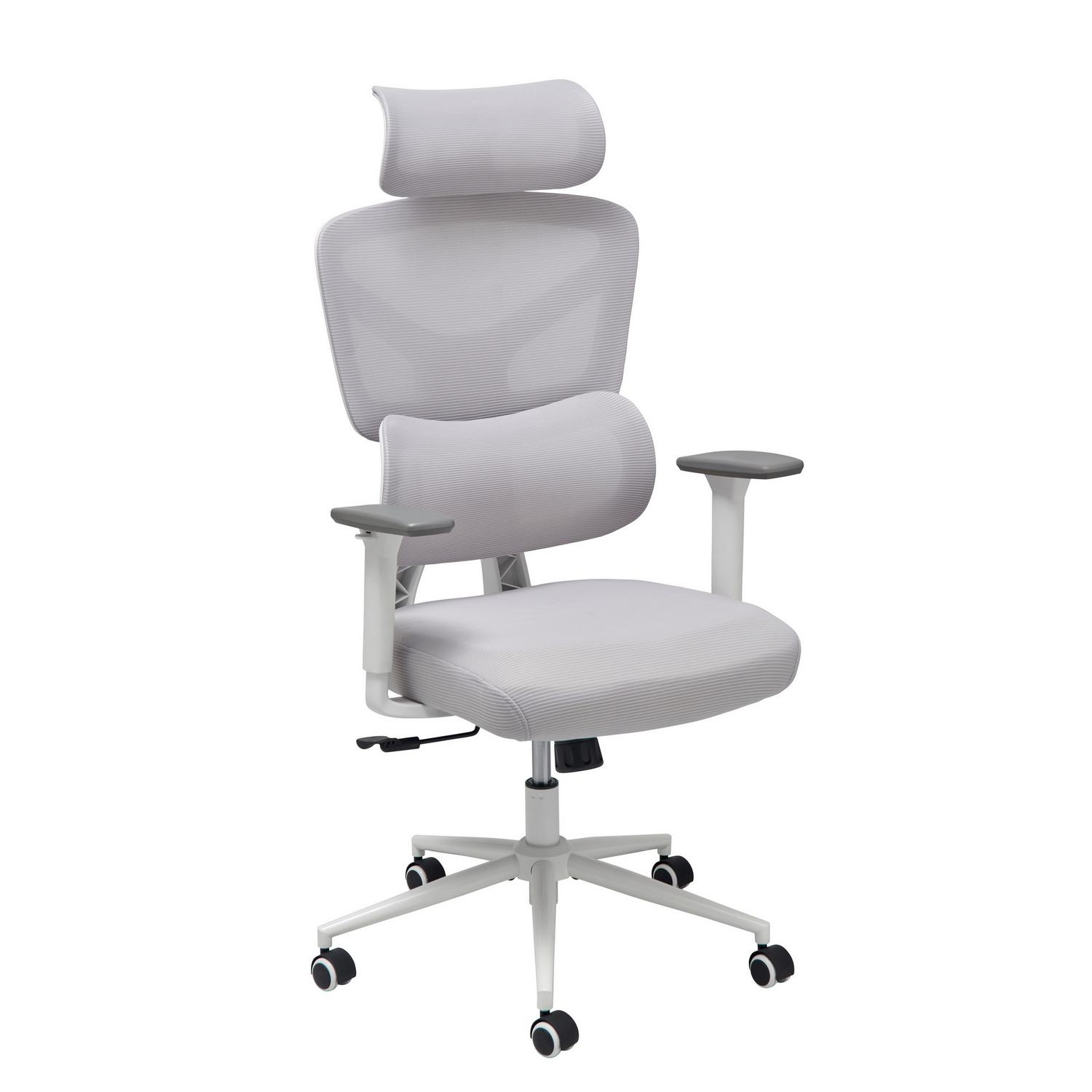 Drehstuhl Cremona Grau 66x125-133x61 cm