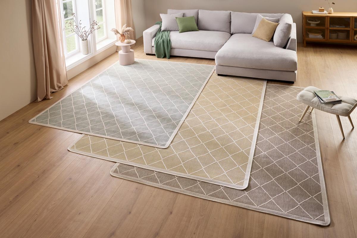 KOBEREC TKANÝ NA PLOCHO FJORA - zelená, Moderní, textil (80/250cm) - Mömax