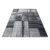 Webteppich Schwarz Naturfaser Parma 80x150 cm - Schwarz, KONVENTIONELL, Textil (80/150cm) - Ayyildiz 