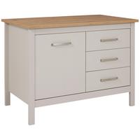 Kücheninsel Sardegna - Kaschmir/Eiche Artisan, ROMANTIK / LANDHAUS, Holzwerkstoff (124/91,5/75cm)