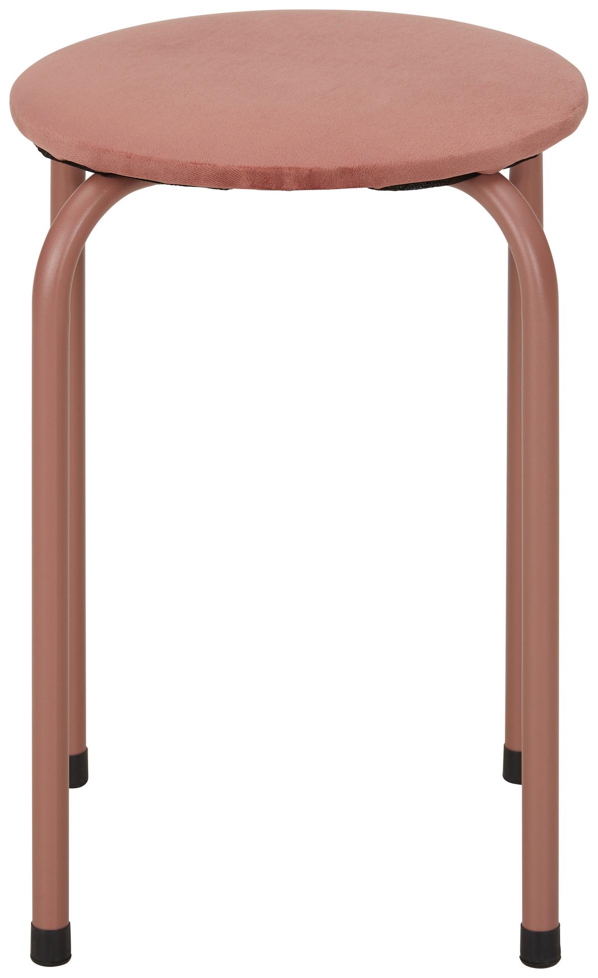 STOHOVATEĽNÝ STOLČEK ISABELLE - ružová, Konventionell, kov/textil (30/45/30cm) - Mömax