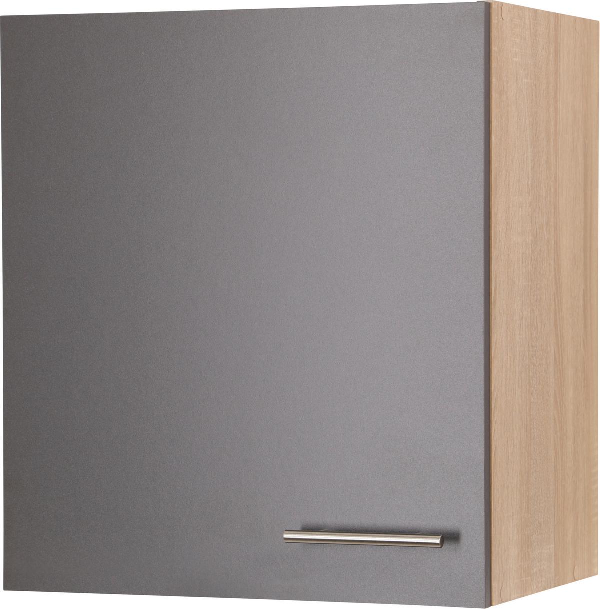 Küchenoberschrank Merle Grau, Eiche Dekor B:50cm - Eichefarben/Grau, Basics, Holzwerkstoff (50/56,1/34,6cm) - Respekta