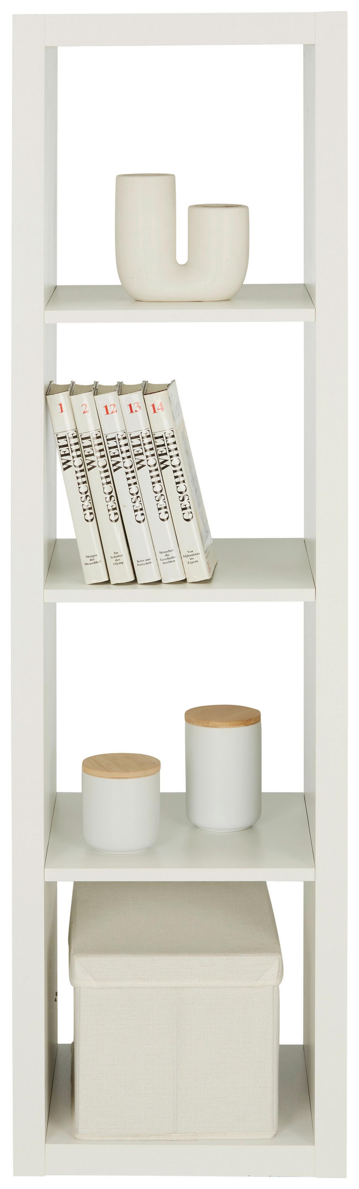 DĚLICÍ STĚNA STYLE -BP- - bílá, Konvenční, kompozitní dřevo (41/147/38cm) - Mömax