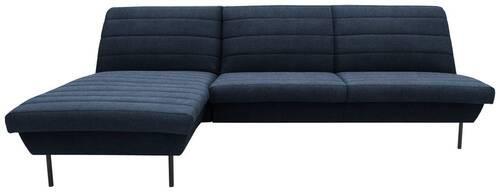 Ecksofa Looks Ix Blau - Blau/Schwarz, Design, Textil (274/92/168cm) - LOOKS by W.Joop