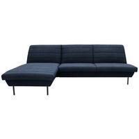 Ecksofa Looks Ix Blau - Blau/Schwarz, Design, Textil (274/92/168cm) - LOOKS by W.Joop
