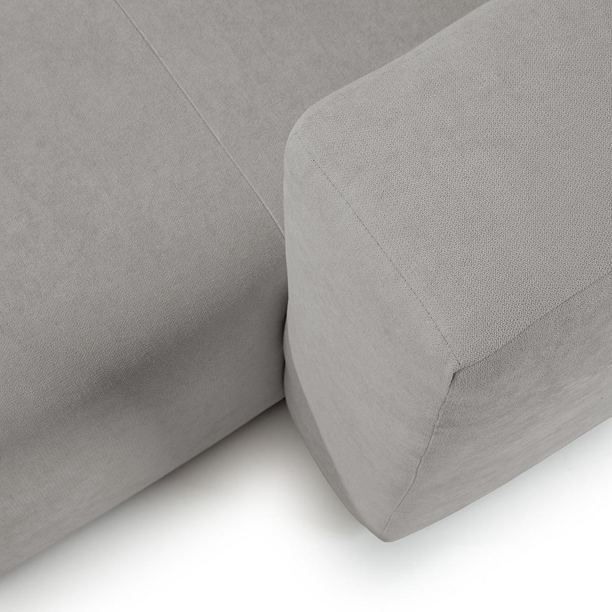 Ecksofa Bolt, Grau B: 160x255 cm - Grau, MODERN, Textil (160/255cm) - Trendmanufaktur