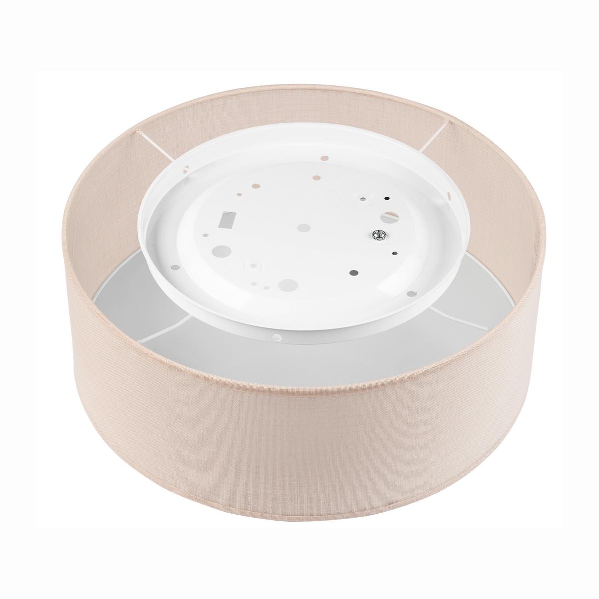 Deckenleuchte 47195 Vivian - Creme, KONVENTIONELL, Textil (13/35cm)