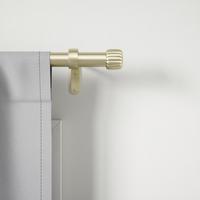 Vorhangstangenset Cleo Goldfarben L: 91-168 cm - Goldfarben, KONVENTIONELL, Kunststoff/Metall (91-168cm) - Umbra