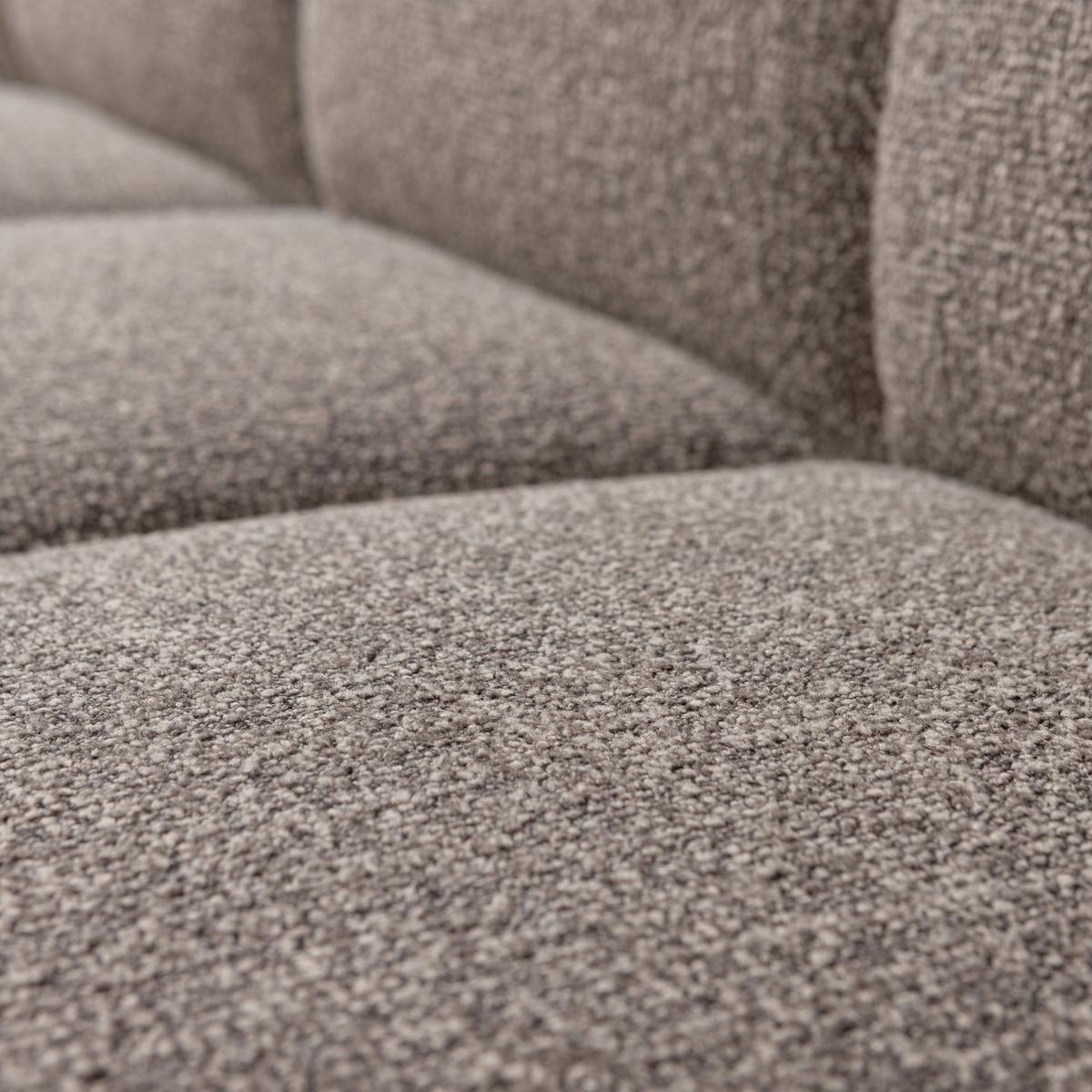 Sitzbank Mojo Braun B: 164cm - Schwarz/Braun, MODERN, Textil (164/83/73cm) - Livetastic