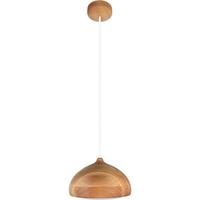 HÄNGELEUCHTE 8550232 ACORN II - Erlefarben/Weiß, Natur, Holz (22.5/90-140cm)