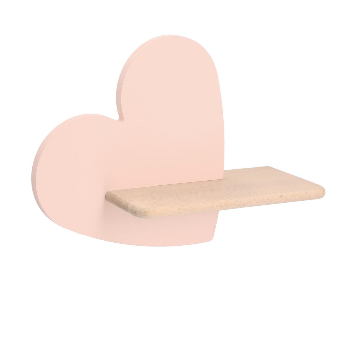 Kinderwandleuchte 21-03850 Heart - Pink, KONVENTIONELL, Holz/Holzwerkstoff (36/12/26cm)
