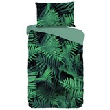 Wendebettwäsche Ferns - Grün, MODERN, Textil