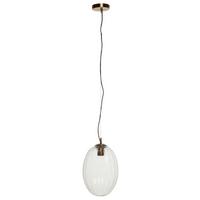 Hängeleuchte Virgina 125 Klar B: 23 Cm - Klar, Basics, Glas/Metall (23/23/36cm) - Kayoom