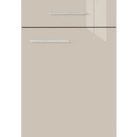Frontfarbe Ip4050 Kieselgrau Hochglanz - Grau Hochglanz, MODERN, Holzwerkstoff - Impuls
