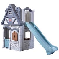 Spielhaus 4133kr - Blau/Graublau, KONVENTIONELL, Kunststoff (270,5/211/123cm) - Ambia Garden