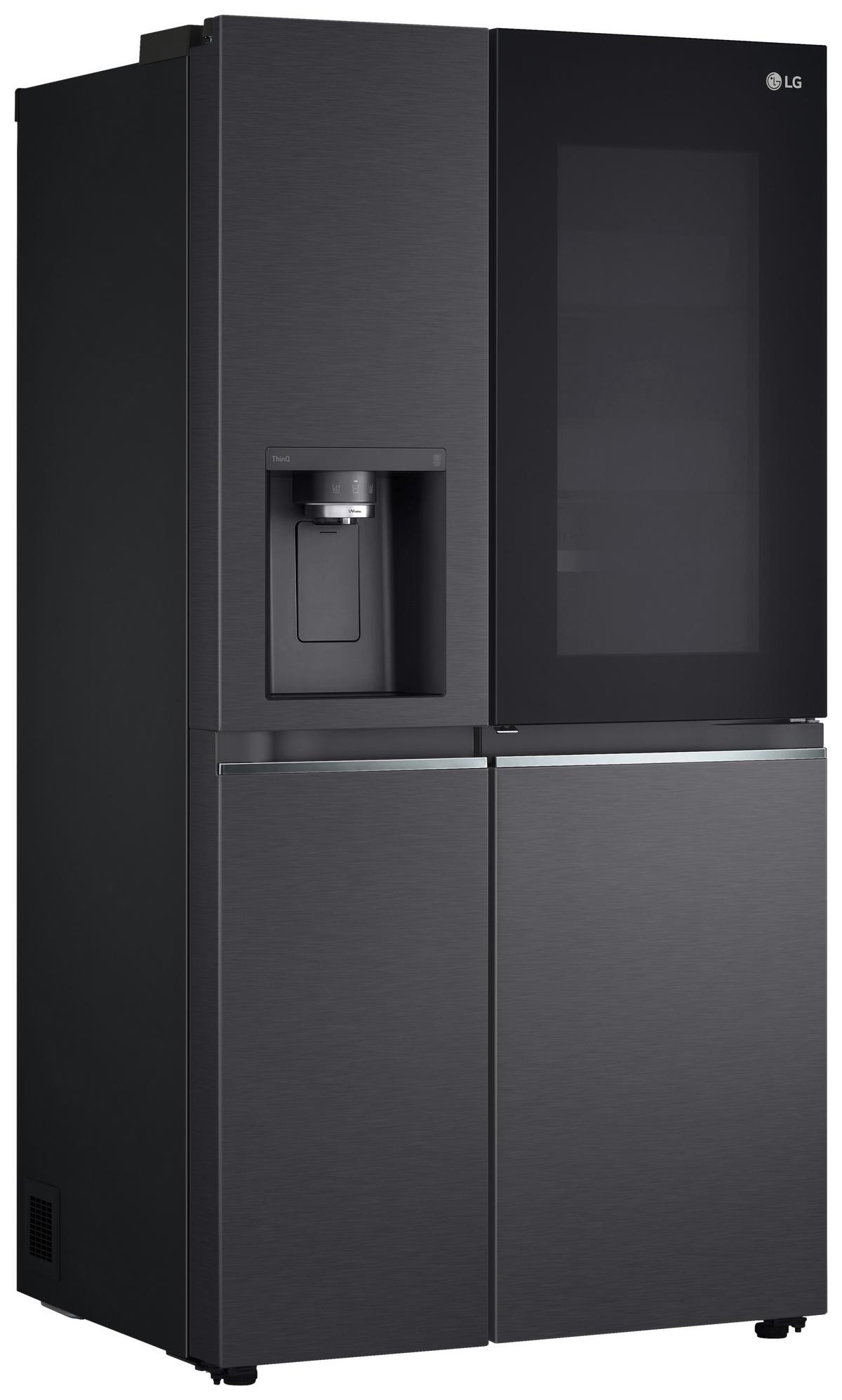 Side-by-side Gsxv90mcde Schwarz - Schwarz, Basics, Glas/Kunststoff (91,3/179/73,5cm) - LG