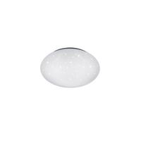Led-deckenleuchte Ø 37 Cm Mit Sternenhimmel - Weiß, Design, Kunststoff (37/8,5cm) - Trio Leuchten