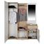 Garderobe Mia - Eichefarben/Weiß, MODERN, Glas/Holzwerkstoff (150/190/30cm) Garderobe Mia - Eichefarben/Weiß, MODERN, Glas/Holzwerkstoff (150/190/30cm)