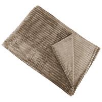 Kuscheldecke Sina Taupe 150x200 Cm - Taupe, MODERN, Textil (150/200cm) - Luca Bessoni