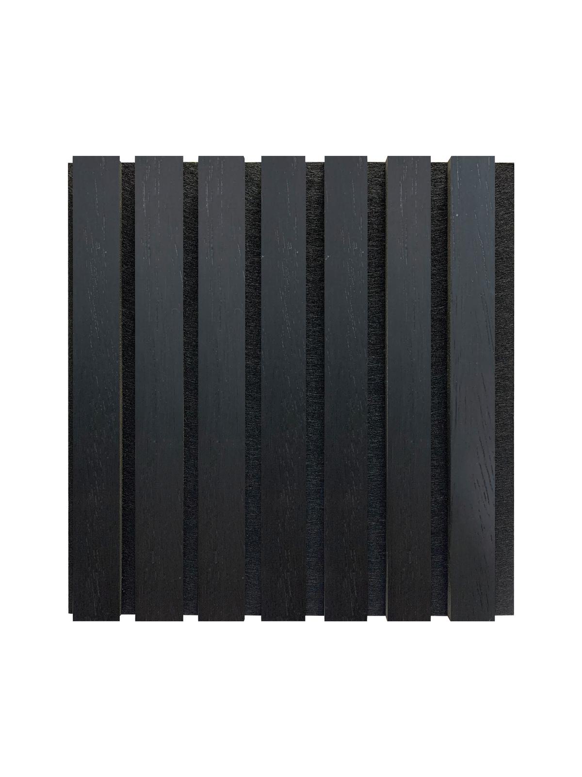 Akustikpaneel Black Oak - Eichefarben/Schwarz, Trend, Holz/Kunststoff (60/120cm) - Homezone