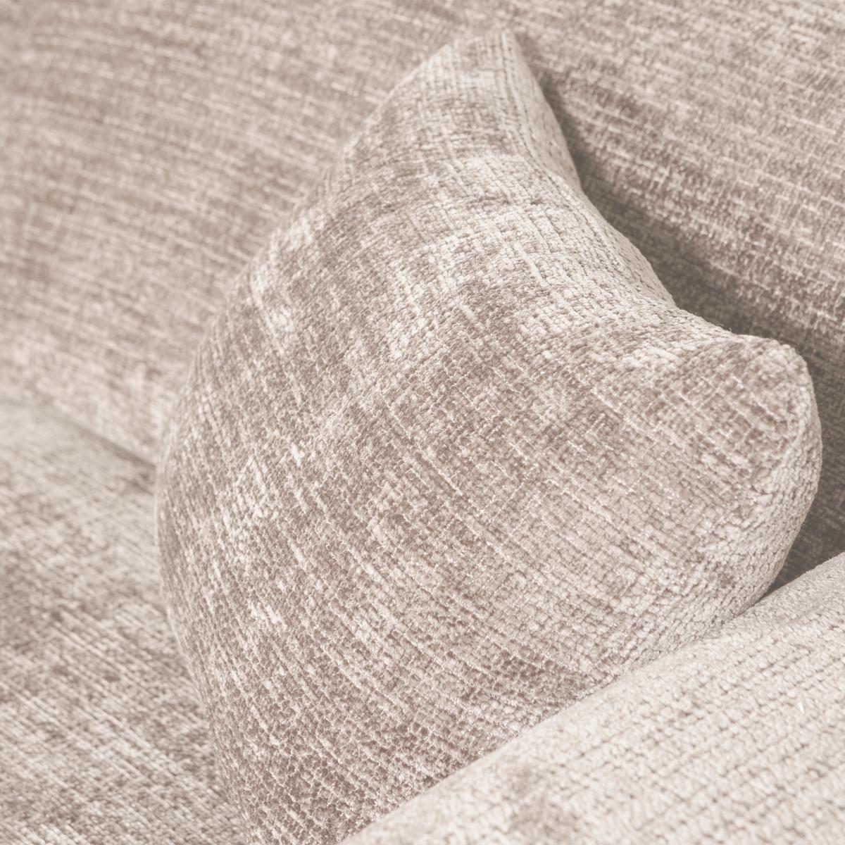 ECKSOFA Cloud Naturfarben S: 165x280cm - Schwarz/Naturfarben, Design, Textil (165/280cm) - Livetastic