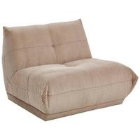 Modul Sofa Giselle 2,5 Sofa B: 105 Cm Cord Taupe - Taupe, Trend, Textil (105/80/112cm) - Livetastic