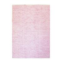 Flachwebeteppich Aperitif Pink, 80x150 cm - Pink, KONVENTIONELL, Textil (80/150cm) - Kayoom