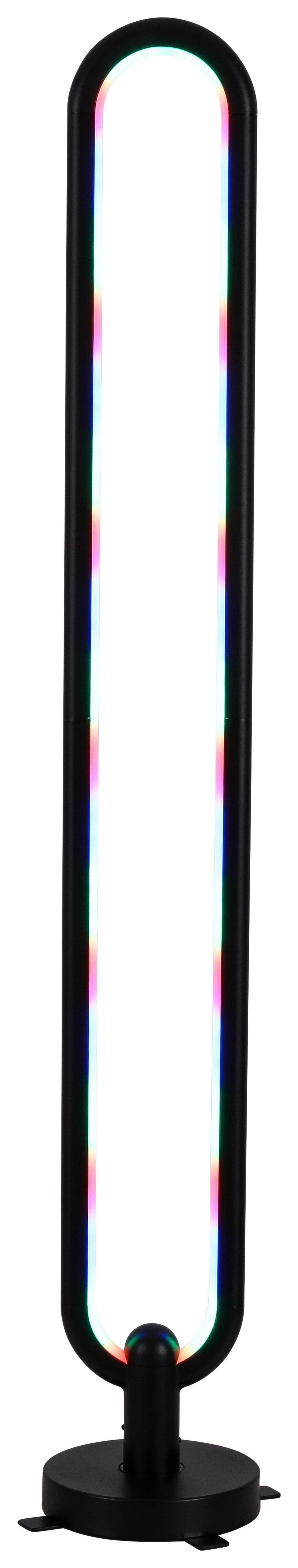 Stehleuchte Irma dimmbar Schwarz mit Farbwechsler - Schwarz, Design, Kunststoff (15,5/104,5cm) - Luca Bessoni