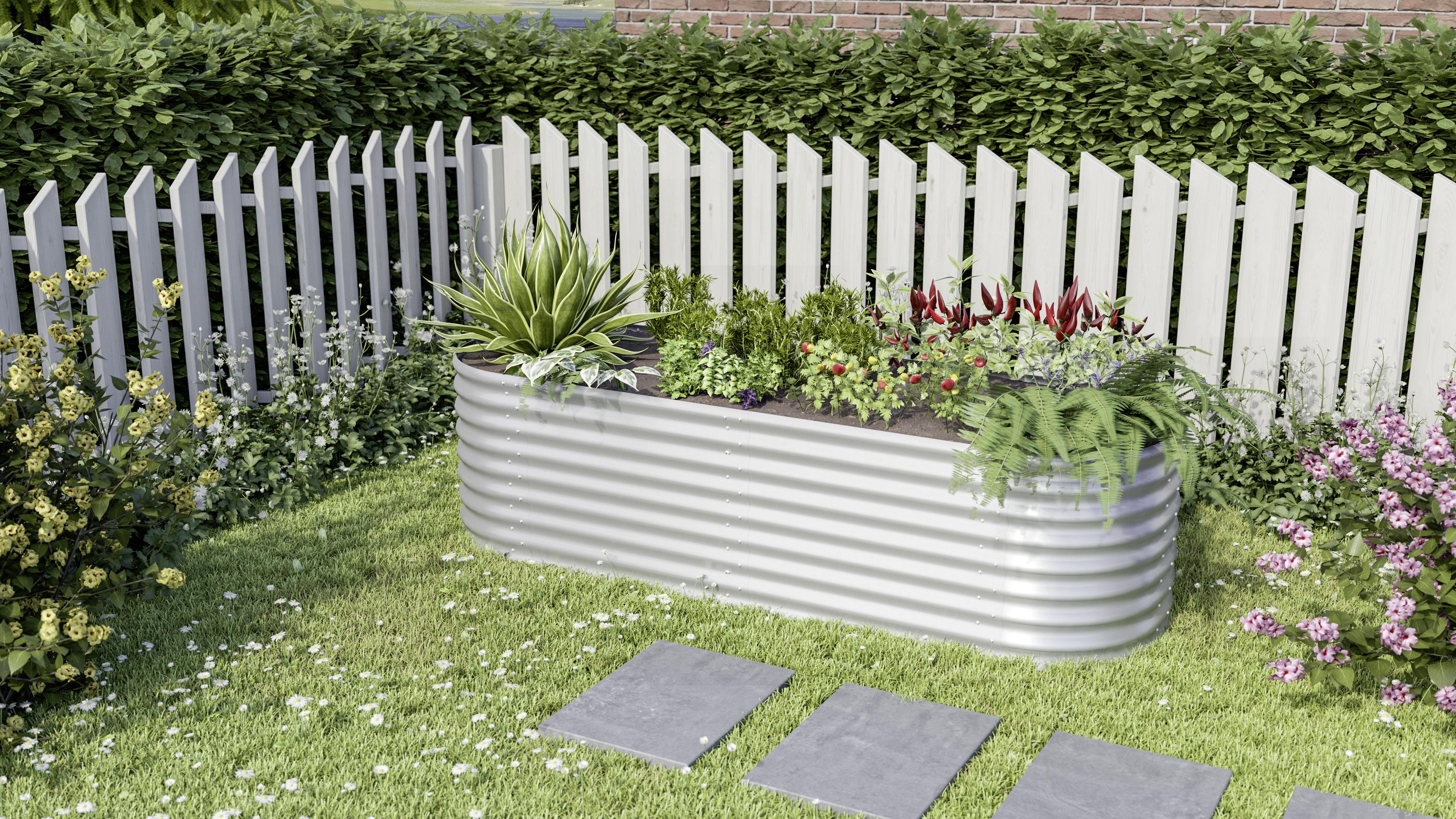 Hochbeetzusatz für Garten