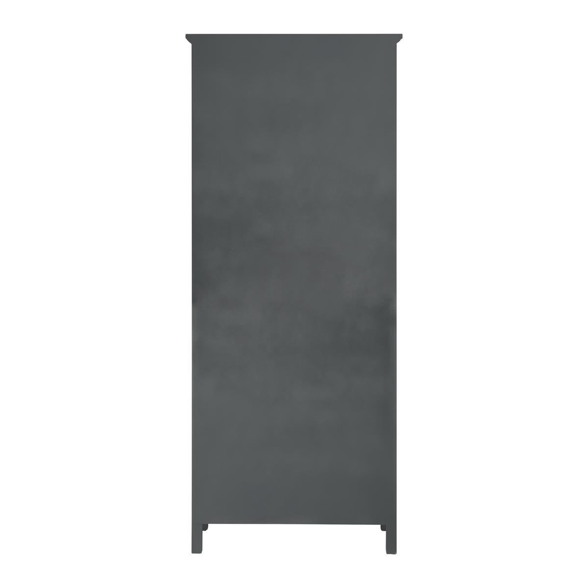 Kredenc GITTE - šedá, Moderní, dřevo (74/176/33.5cm) - Modern Living