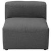 Sofaelement Lena Anthrazit Flachgewebe - Anthrazit/Schwarz, Design, Textil (75/73/100cm) - Max Winzer