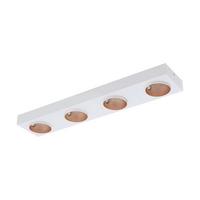 LED-Deckenleuchte 39376_ronzano - Roségold/Weiß, KONVENTIONELL, Metall (75/15/5,5cm) - Eglo
