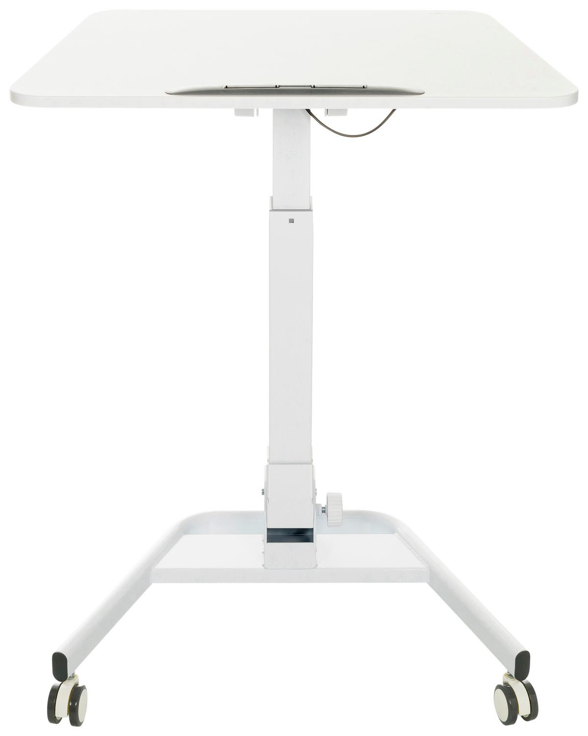 Sitz/stehtisch, Arbeitstisch Stand Vm-Su Ii - Weiß, Basics, Holzwerkstoff/Kunststoff (73/50/77cm) - MID.YOU